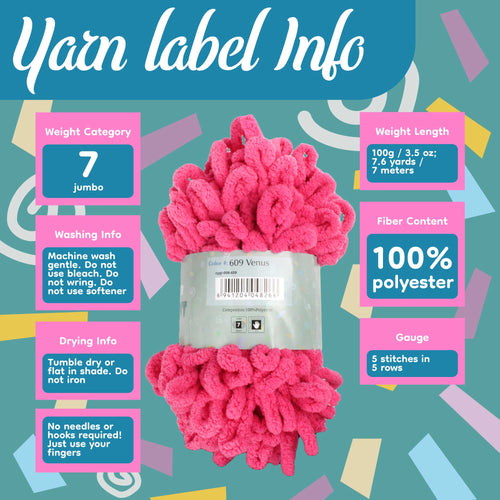 Fun Finger Gradient Loops Yarn