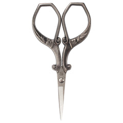 silver yarn crochet snips