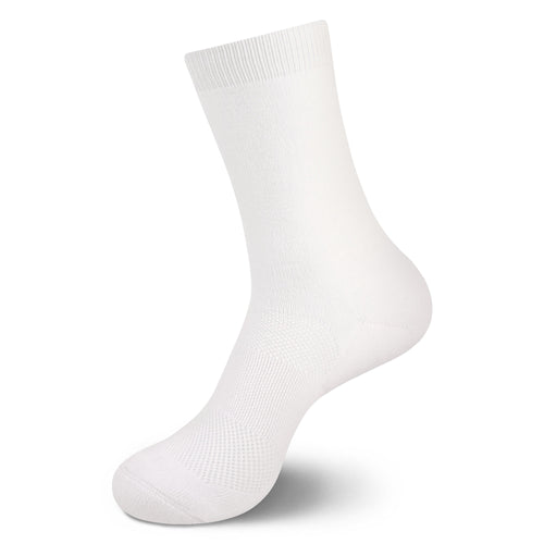 Unisex Athletic Supported Bamboo Rayon Crew Socks