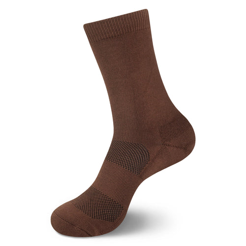 Unisex Athletic Supported Bamboo Rayon Crew Socks