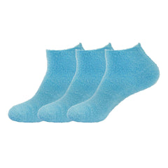 Women's Aloe Infused Fuzzy Nylon Socks: 3 Pairs