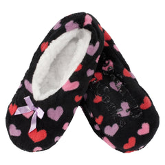Women's Hearts Stripes Slippers