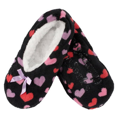 Women's Hearts Stripes Slippers
