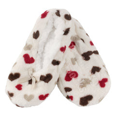 Women's Hearts Stripes Slippers