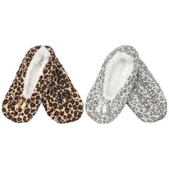 cheetah print slippers socks
