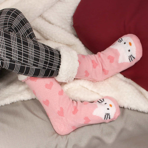 Women's Thermal Fuzzy Animal Socks