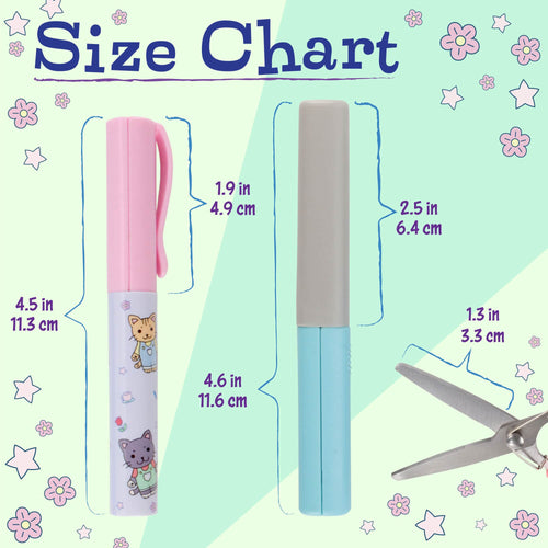 Mini Pen-Style Portable Safety Scissors