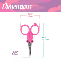 foldable travel scissors dimensions