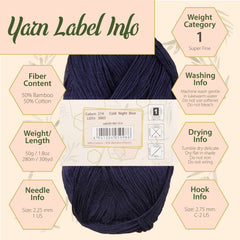 Baby Soft Bamboo Cotton Yarn