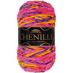 Chenille Yarn Variegated Skeins