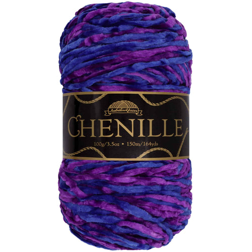 Chenille Yarn Variegated Skeins