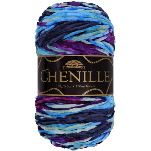 Chenille Yarn Variegated Skeins