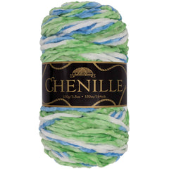 Chenille Yarn Variegated Skeins