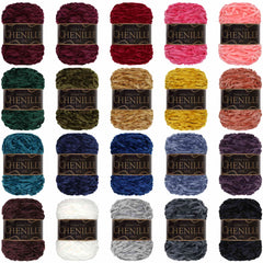 Chenille Yarn Cakes