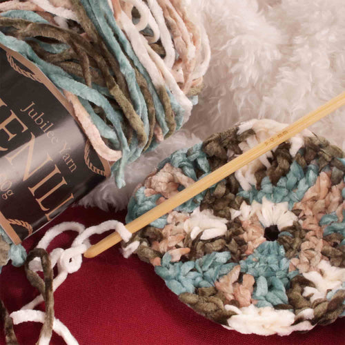 Chenille Yarn Variegated Skeins