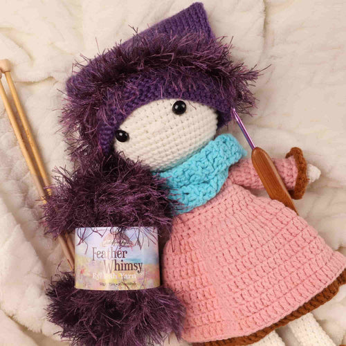 Feather Whimsy Eyelash Yarn