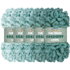 Fun Finger Gradient Loops Yarn