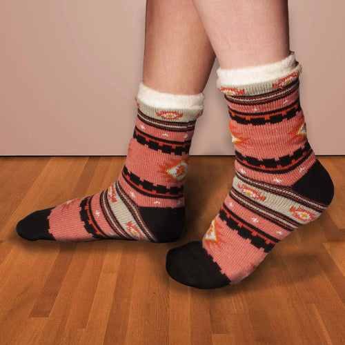Men's double layered thermal soft cozy socks lifestyle