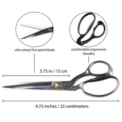 scissor size chart
