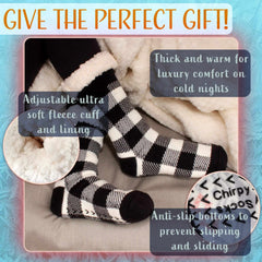 Women's Classic Winter Fleeced Thermal Cabin Crew Socks information