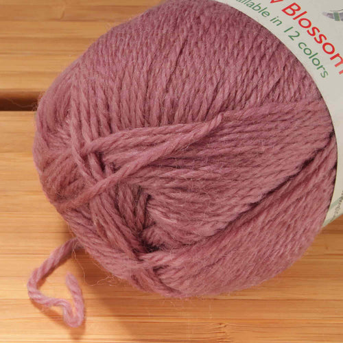 fiber of snow blossom yarn