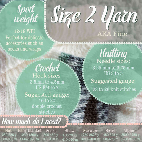 Undyed Bamboo Cotton Sport Yarn