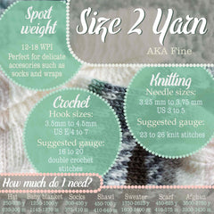 Undyed Nylon/Acrylic/Wool Blend Fine Yarn