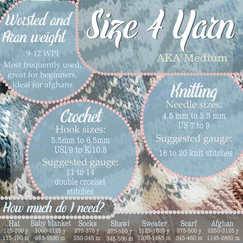 Soft and Slim Worsted Yarn