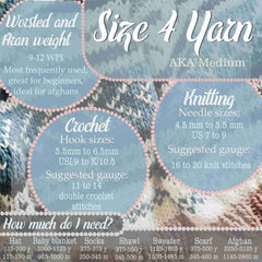 Chenille Yarn Variegated Skeins