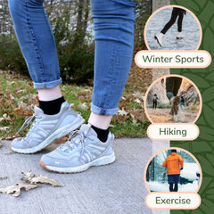 Unisex Bamboo Rayon Wool Blend Athletic Ankle Socks