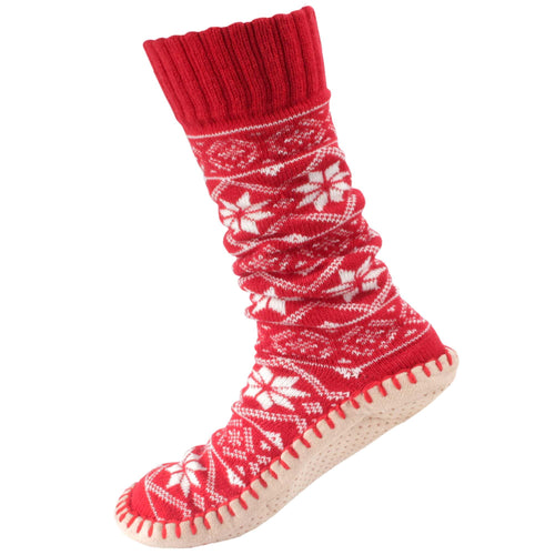 Men's Knit Gripper Slippers