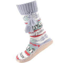 Women's Knit Gripper Slippers