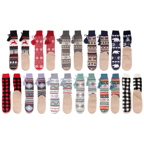 Women's Knit Gripper Slippers