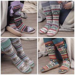 Women's Knit Gripper Slippers