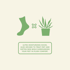 Women's Aloe Infused Fuzzy Nylon Socks: 3 Pairs