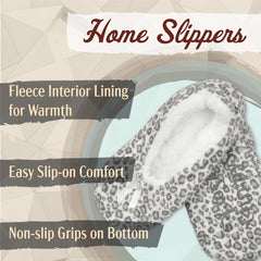 soft cheetah furry slippers