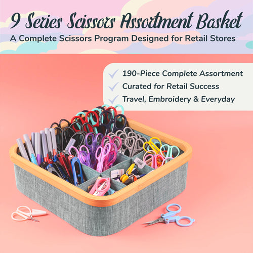 Scissors Assortment Basket - 190 Pieces