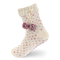 Cabin Fleece-Lined Non-Slip Crew Socks