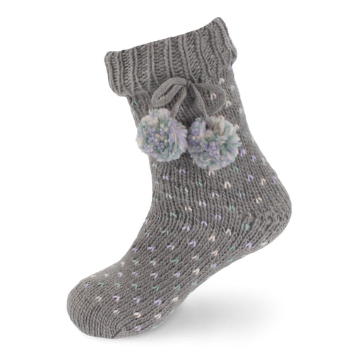 Cabin Fleece-Lined Non-Slip Crew Socks
