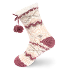 Cabin Fleece-Lined Non-Slip Crew Socks