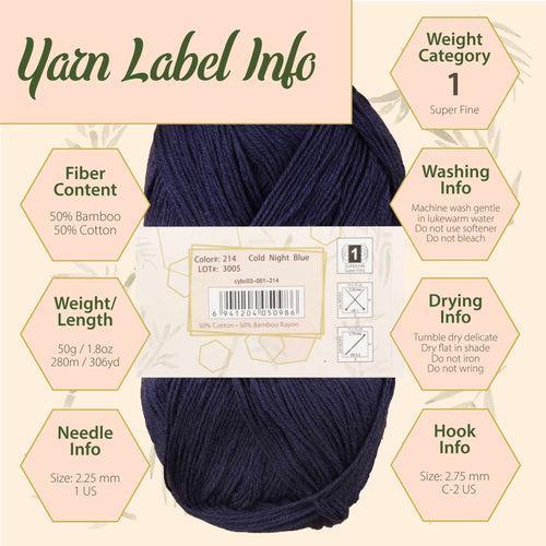Baby Soft Bamboo Cotton Yarn