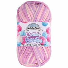 pink cotton blend skein