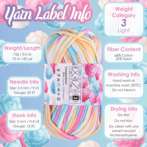 cotton blend yarn info