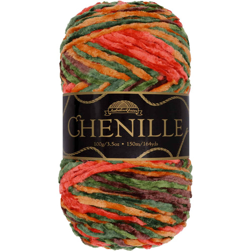 Chenille Yarn Variegated Skeins