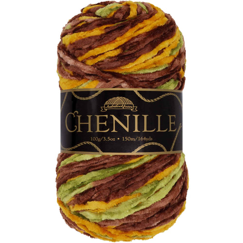 Chenille Yarn Variegated Skeins