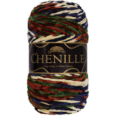 Chenille Yarn Variegated Skeins