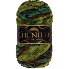 Chenille Yarn Variegated Skeins