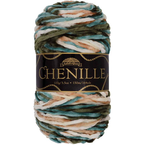 Chenille Yarn Variegated Skeins