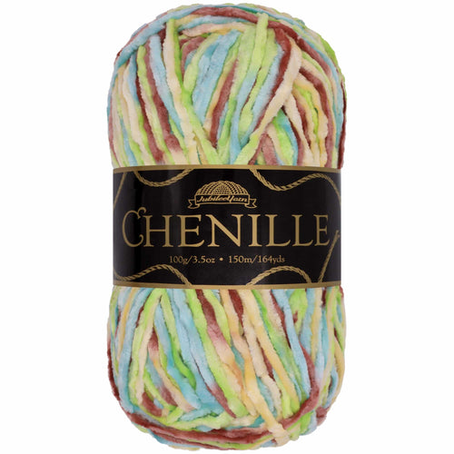 Chenille Yarn Variegated Skeins