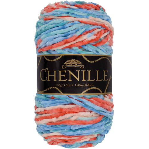 Chenille Yarn Variegated Skeins